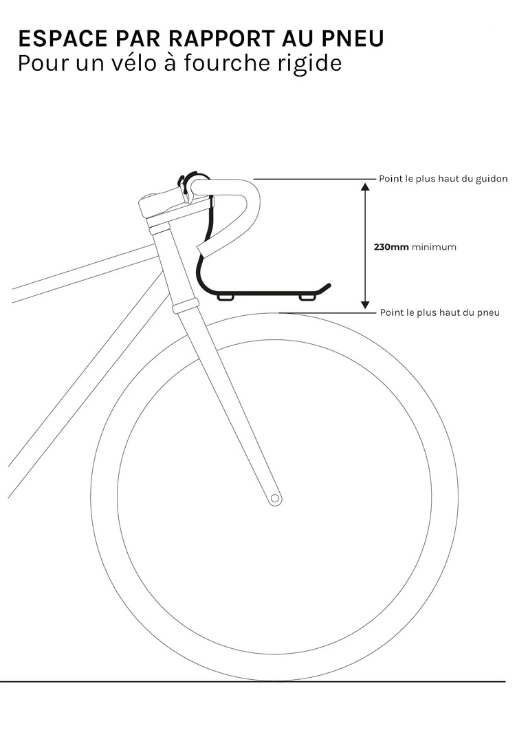 Tu as un vélo à fourche rigide ?