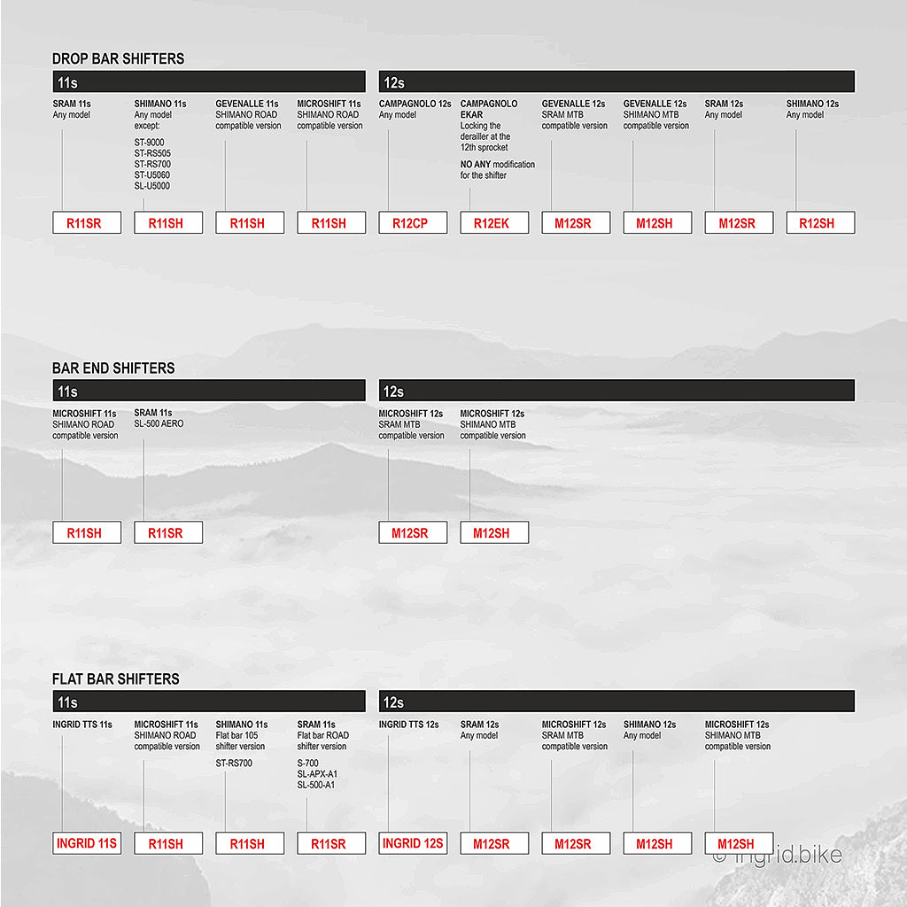 Rd1 shifter chart 2024